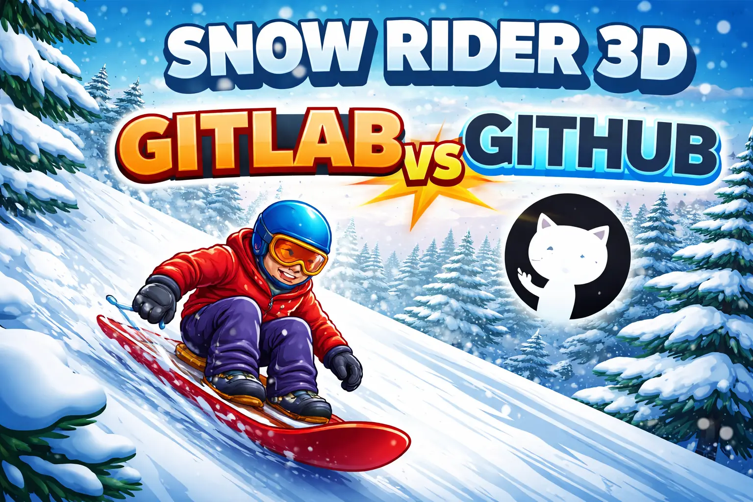 Snow Rider 3D GitLab vs GitHub