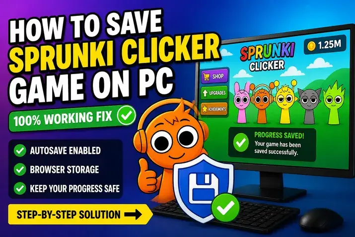 How to save Sprunki Clicker game